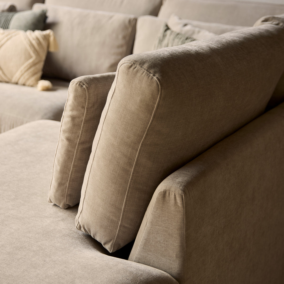 MySofa Jesse Hoekbank Beige 2,5 zits+Divan Rechts