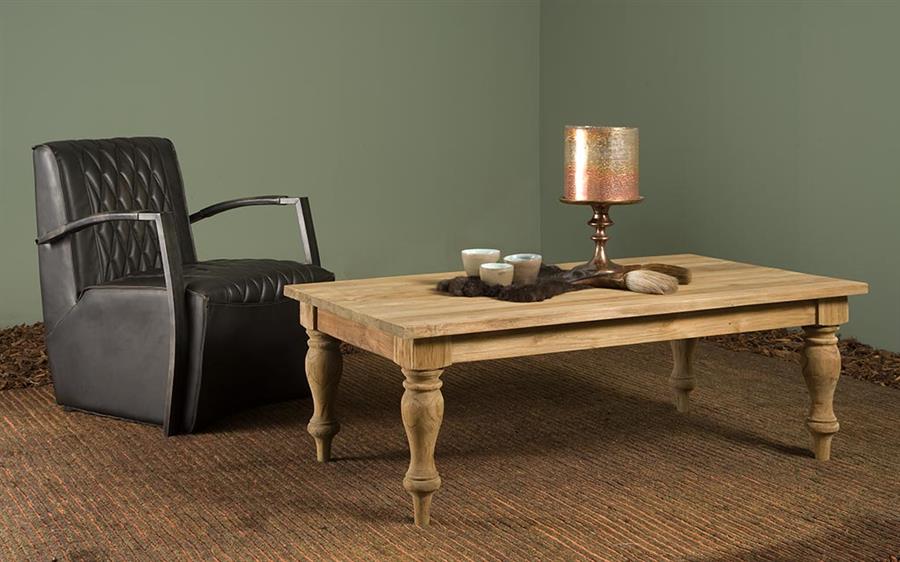 Salontafel – Bologna – Bruin – 130 x 75 x 45 cm – Tower Living