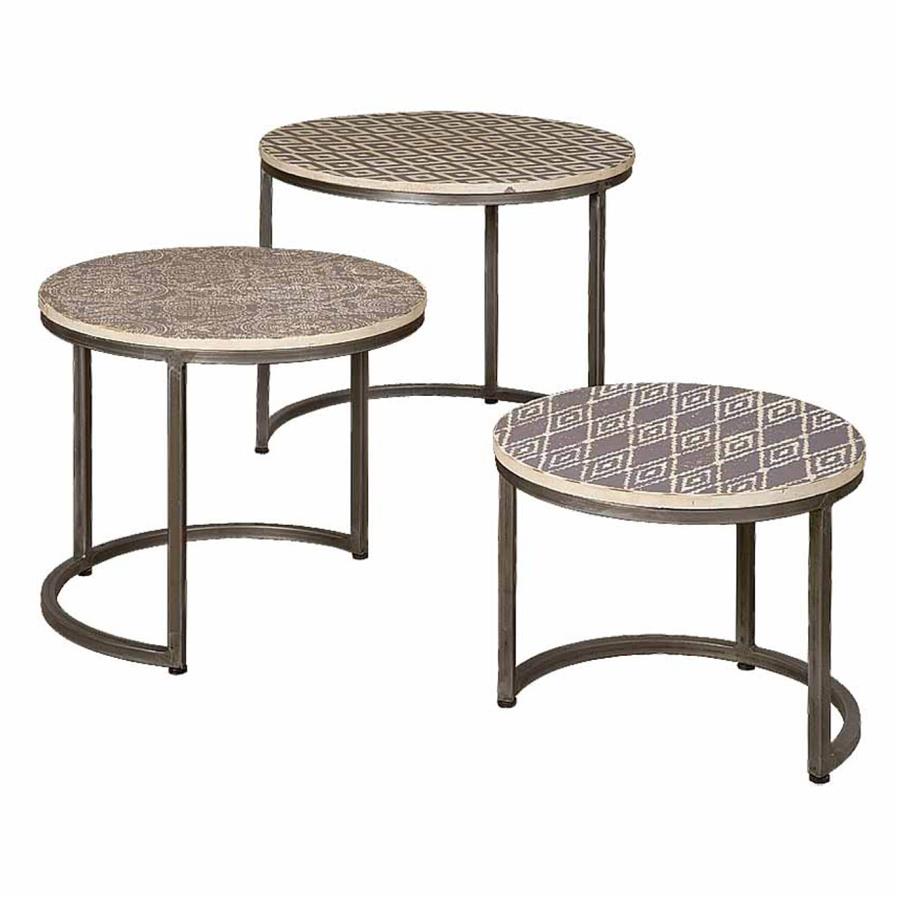 Bijzettafel – Renew – Wit – 61 x 61 x 52 cm – Tower Living