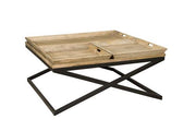 Salontafel Renew – Naturel – 120 x 120 x 55 cm | Tower Living