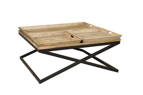 Salontafel – Renew – Naturel – 120 x 120 x 55 cm – Tower Living