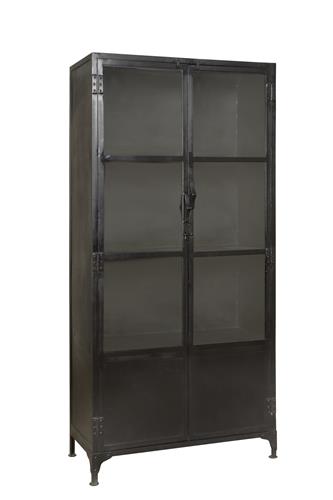 Vitrinekast – Renew – Grijs – 90 x 192 cm – Tower Living