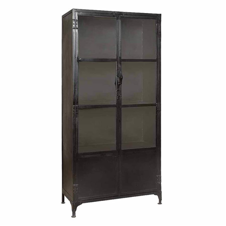 Vitrinekast – Renew – Grijs – 90 x 192 cm – Tower Living