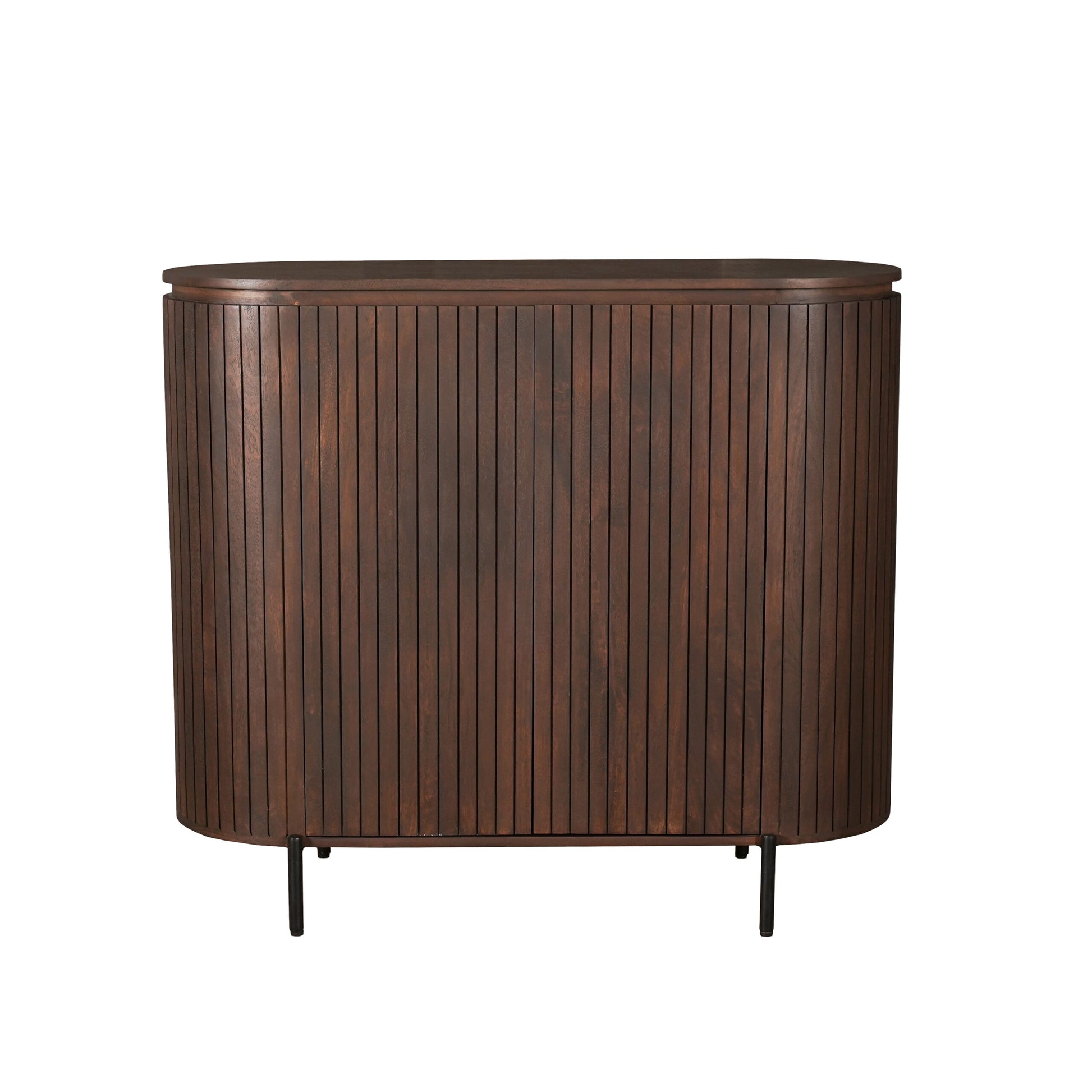 Kabinetkast Solana Bruin Mangohout 115 cm