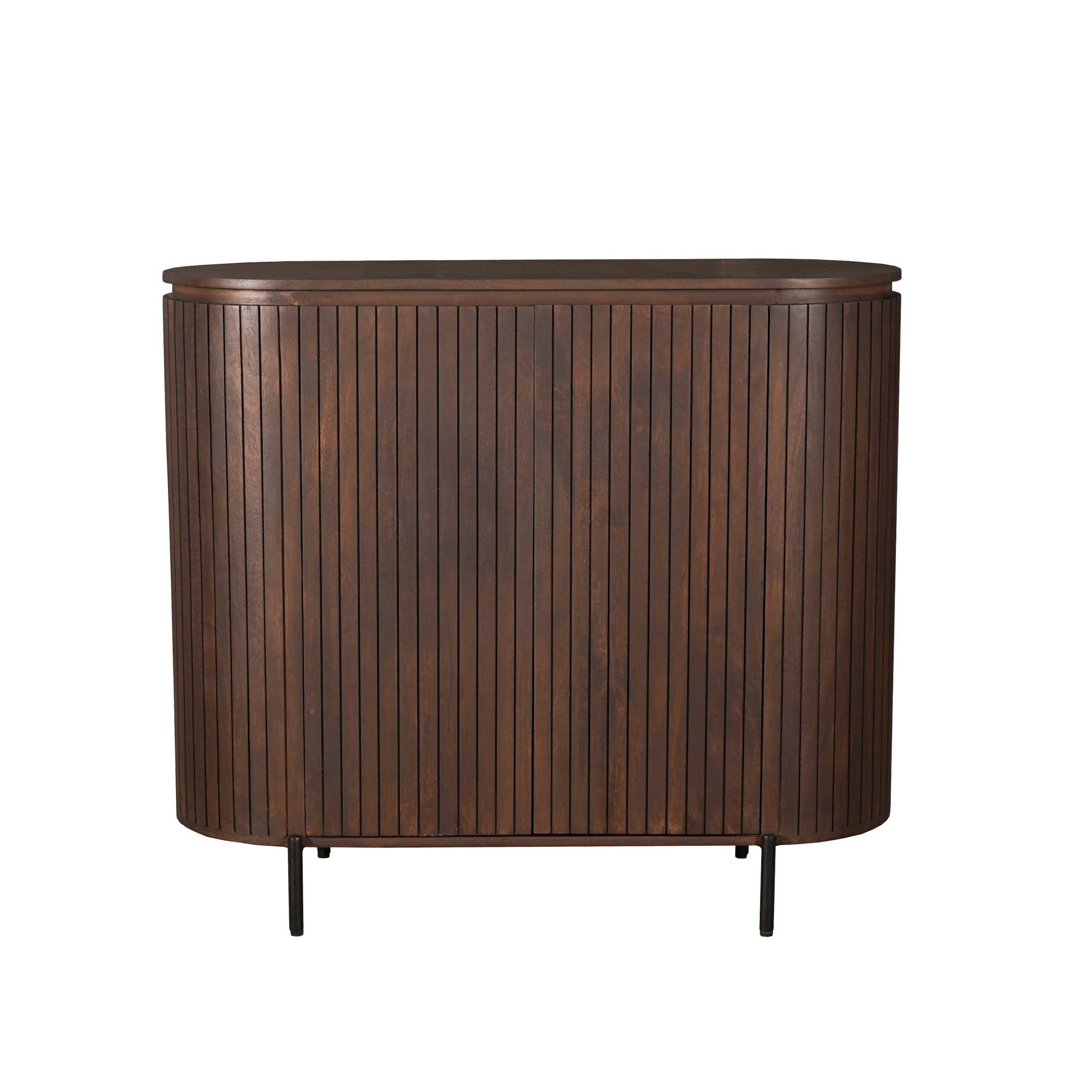 Kabinetkast Solana Bruin Mangohout 115 cm