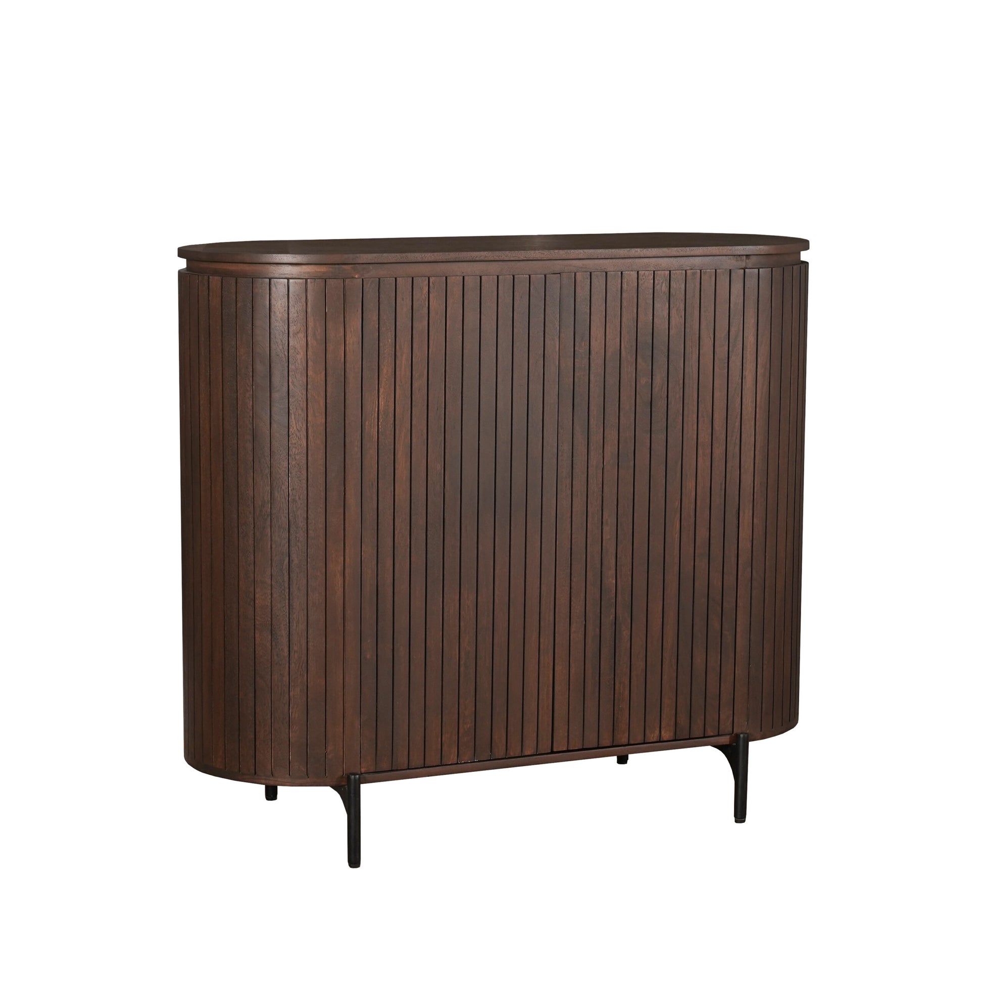 Kabinetkast Solana Bruin Mangohout 115 cm