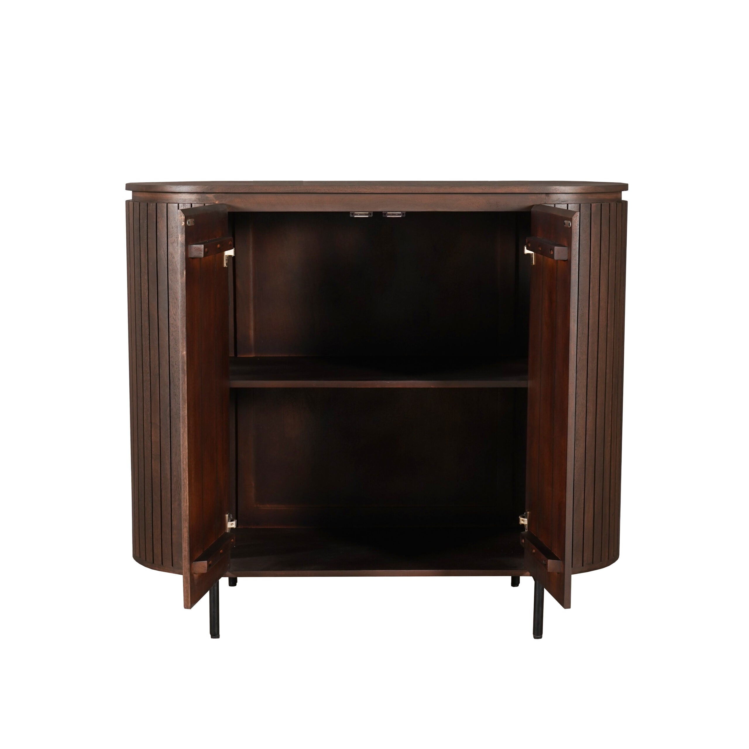 Kabinetkast Solana Bruin Mangohout 115 cm