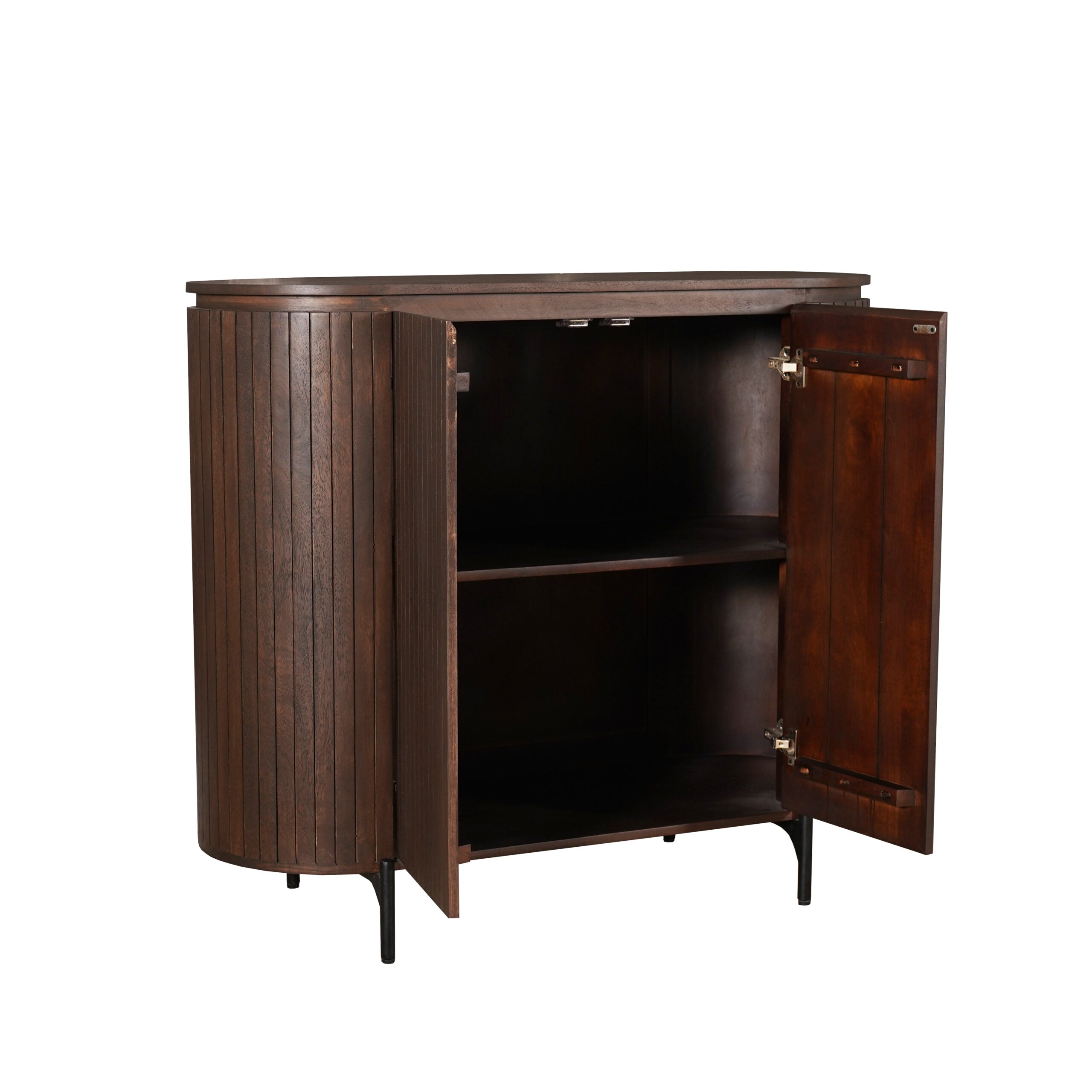 Kabinetkast Solana Bruin Mangohout 115 cm