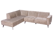 Hoekbank Leeds - Taupe Touch 04 - Ottomaan L - Tower Living