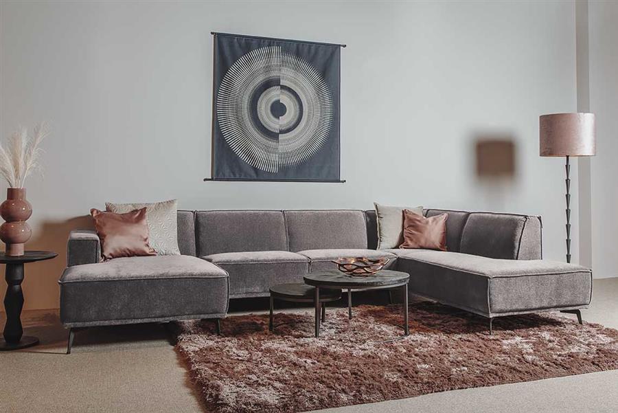 Bank – Leeds Chaise – Grijs – Tower Living