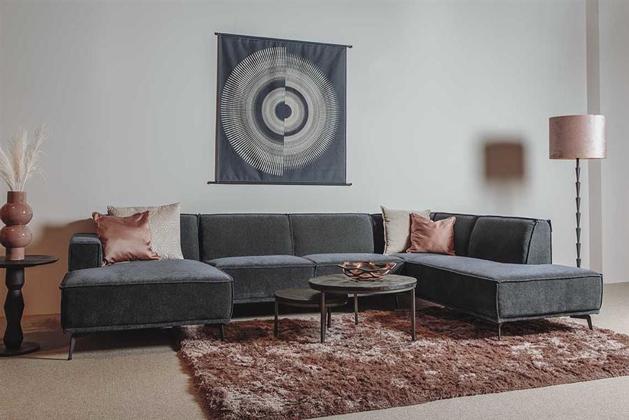 Bank – Leeds Chaise – Blauw – Tower Living