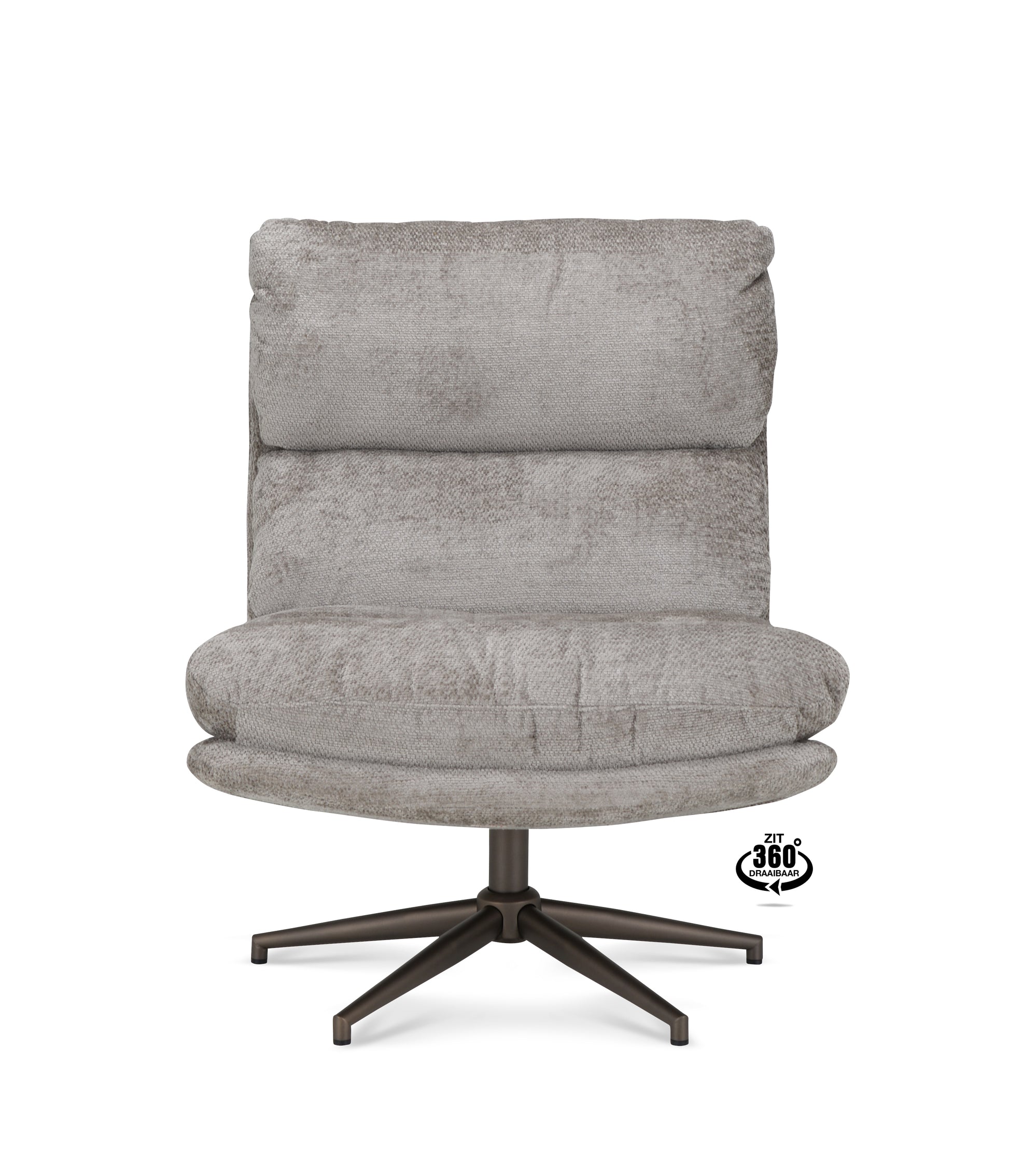 Fauteuil Lodge Stof Movie Clay Leg Bronze 360°