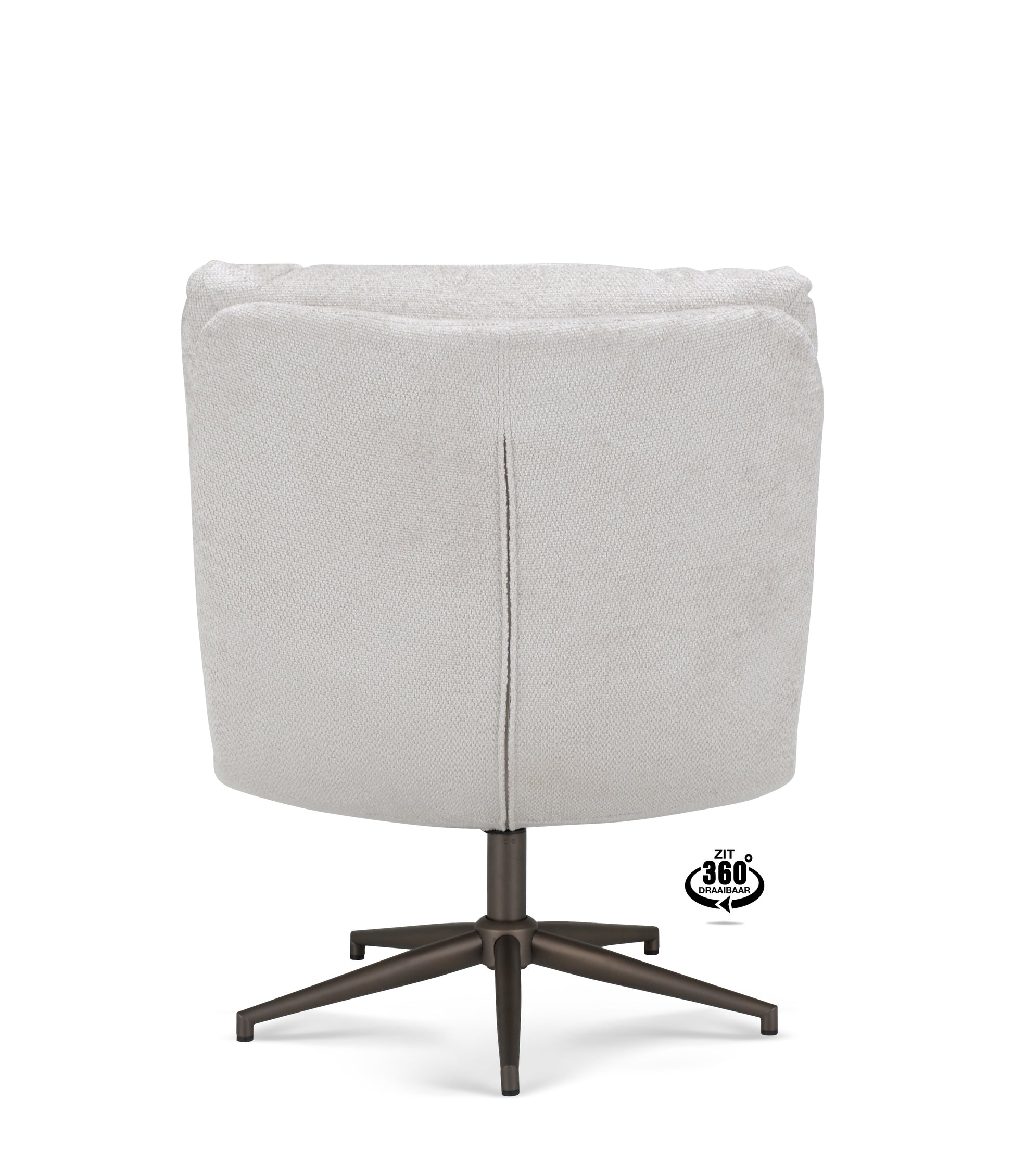 Fauteuil Lodge Stof Movie Clay Leg Bronze 360°