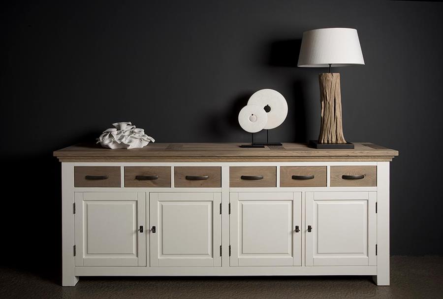 Dressoir – Parma – Wit – 220 x 90 cm – Tower Living
