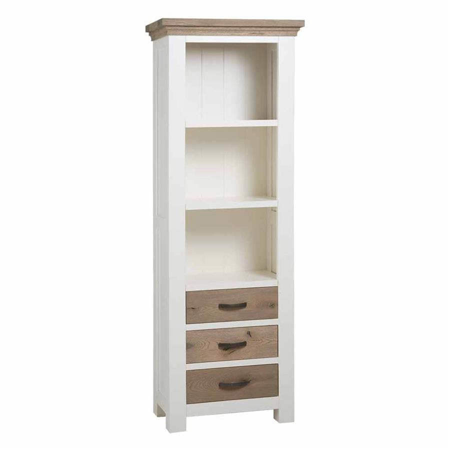 Boekenkast – Parma – Wit – 70 x 195 cm – Tower Living