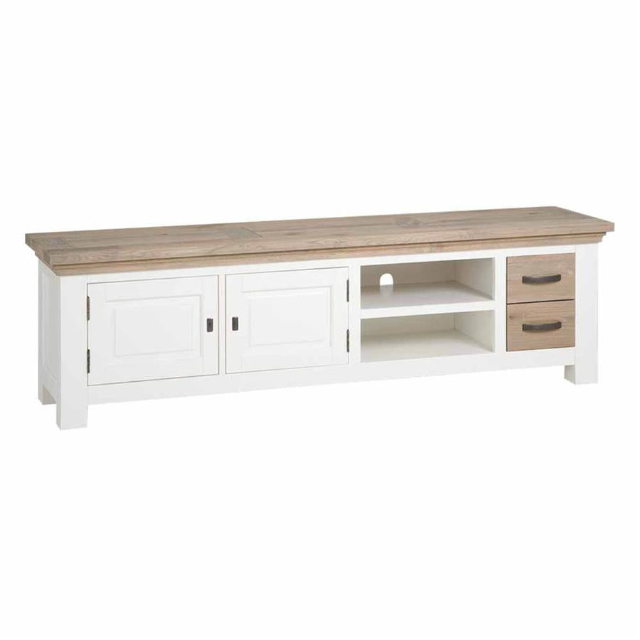 TV-Meubel – Parma – Wit – 190 x 55 cm – Tower Living