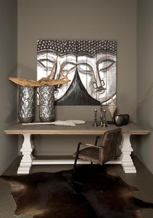 Eetkamertafel – Toscana – Wit – 280 x 100 x 78 cm – Tower Living
