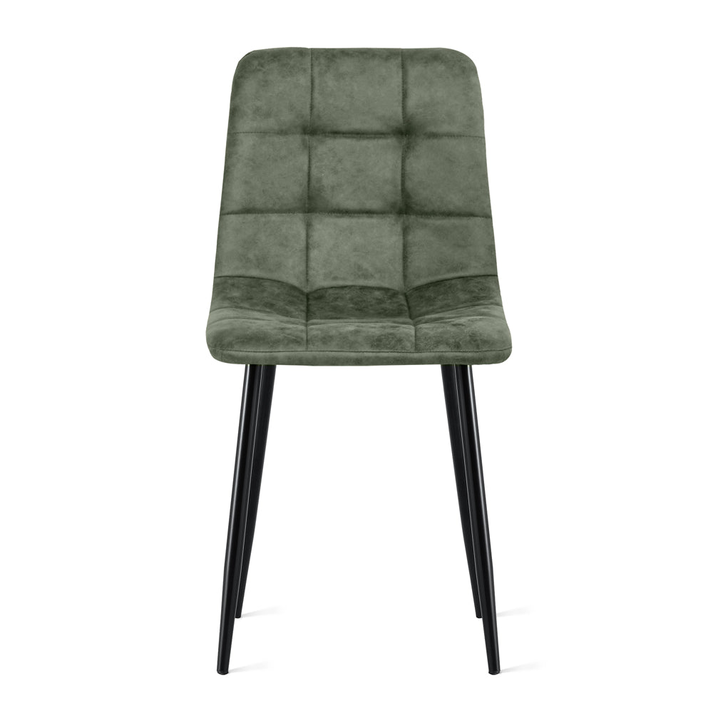 Eetkamerstoel Yerevan - Microleder Groen – foto 3
