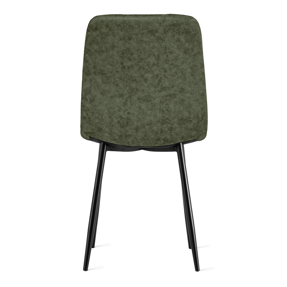 Eetkamerstoel Yerevan - Microleder Groen – foto 5