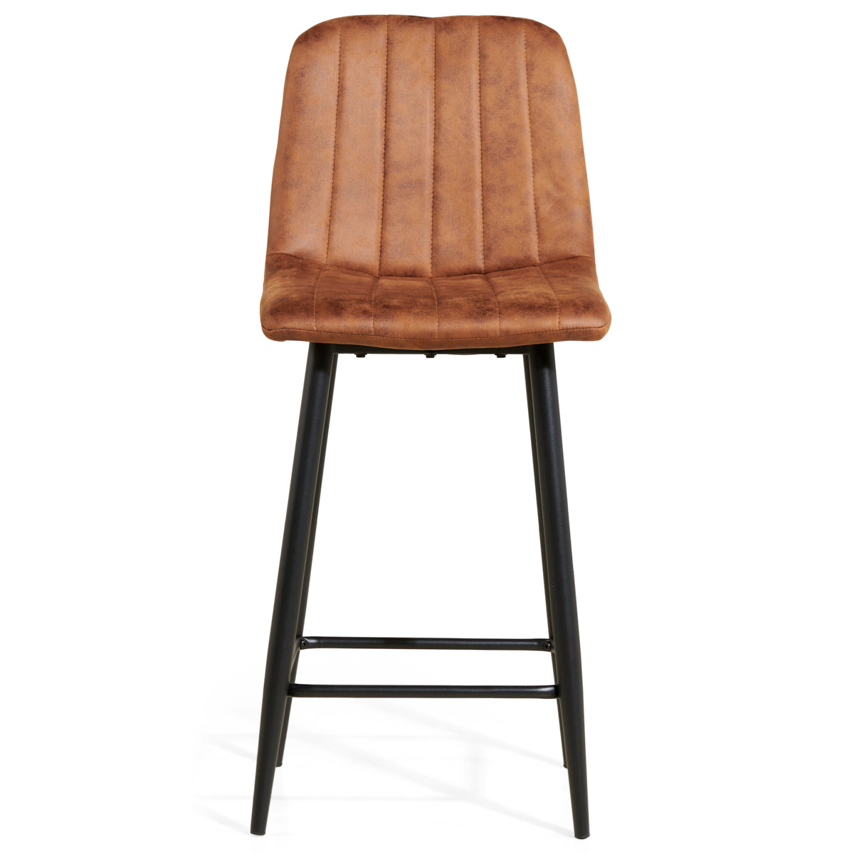 Barkruk Jax - Microleer Cognac
