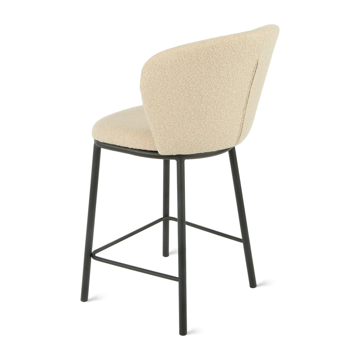 Barkruk Loa - Bouclé Taupe – foto 6