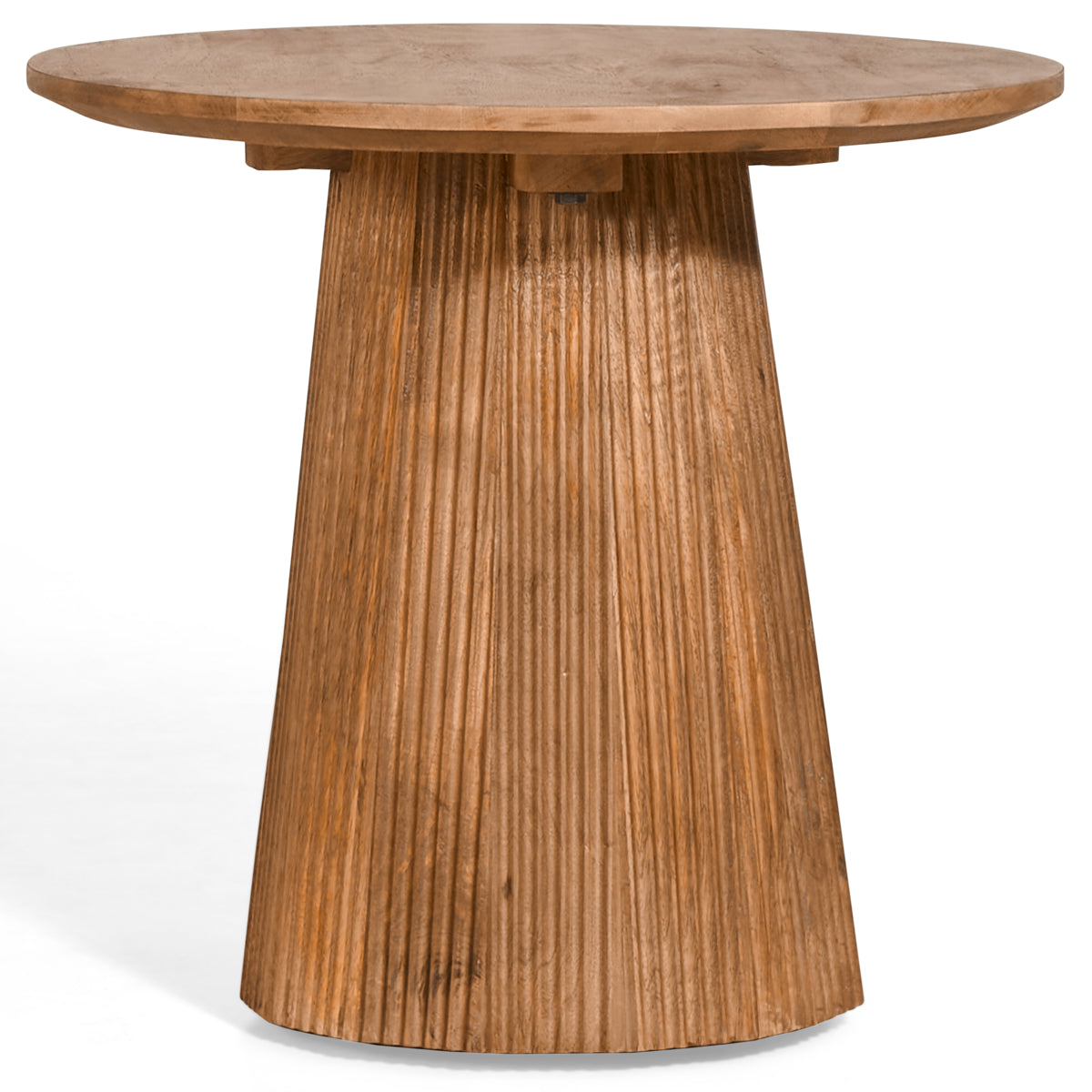 Mokka Bijzettafel Lichtbruin Ø50cm