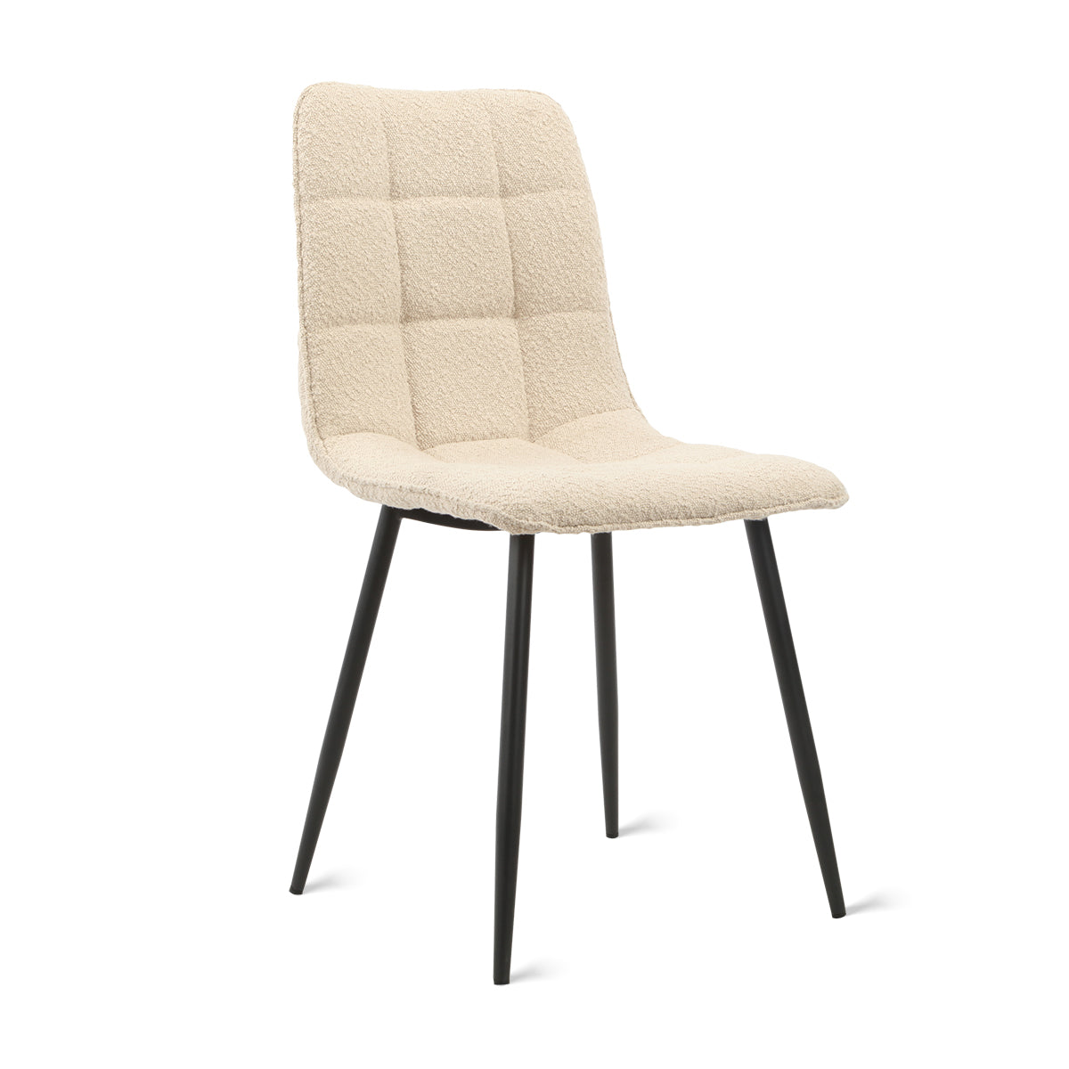 Eetkamerstoel Yerevan - Bouclé Taupe – foto 4