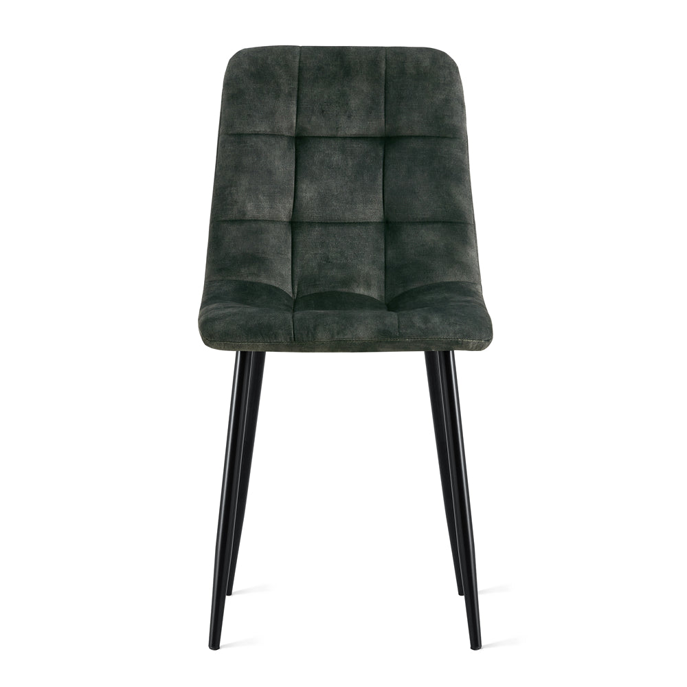 Eetkamerstoel Yerevan - Velvet Groen – foto 3