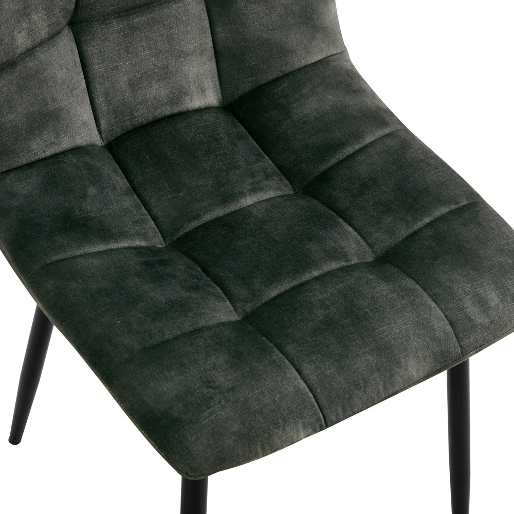 Eetkamerstoel Yerevan - Velvet Groen – foto 8