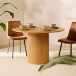 Eetkamerstoel Minsk - Microleer Cognac