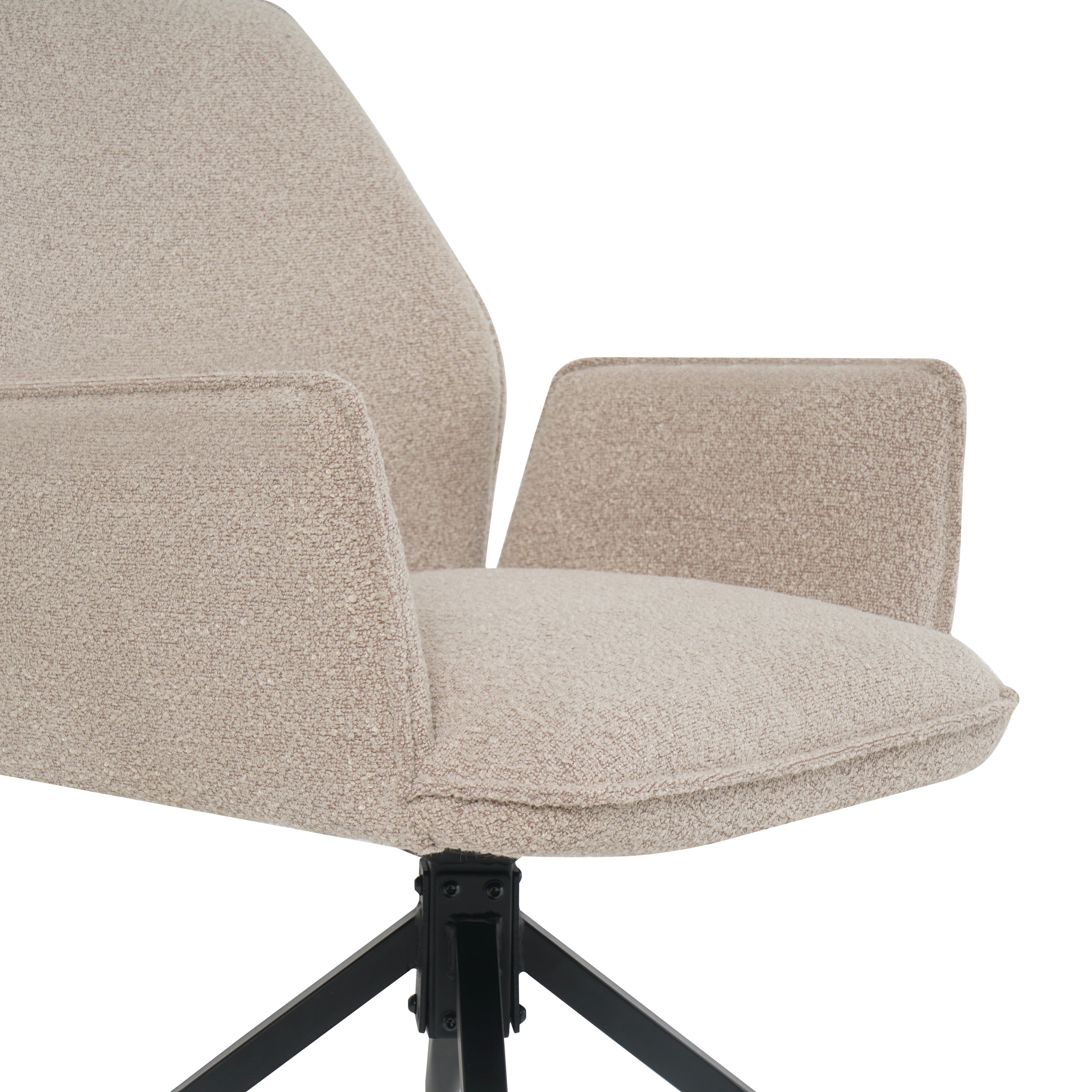 Eetkamerstoel Jill Boucle Taupe
