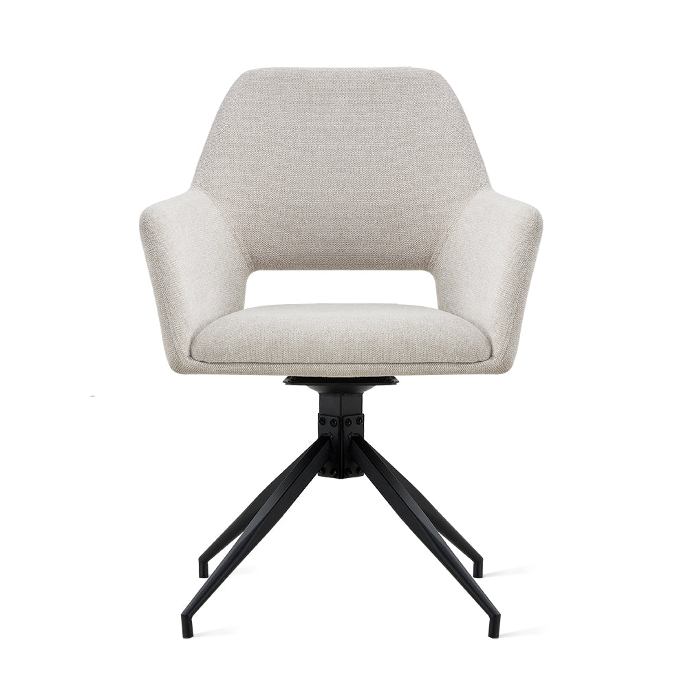 Eetkamerstoel Tess - Linnen Beige – foto 3