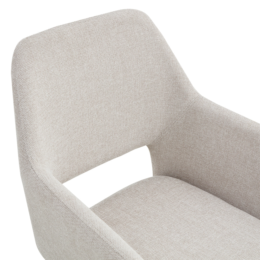 Eetkamerstoel Tess - Linnen Beige – foto 8