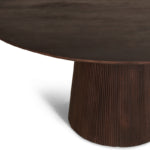 Mokka Ronde Eettafel Donkerbruin - Ø150cm
