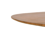 Mokka ronde eettafel lichtbruin - Ø 120 cm