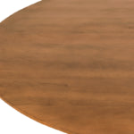 Mokka ronde eettafel lichtbruin - Ø 120 cm