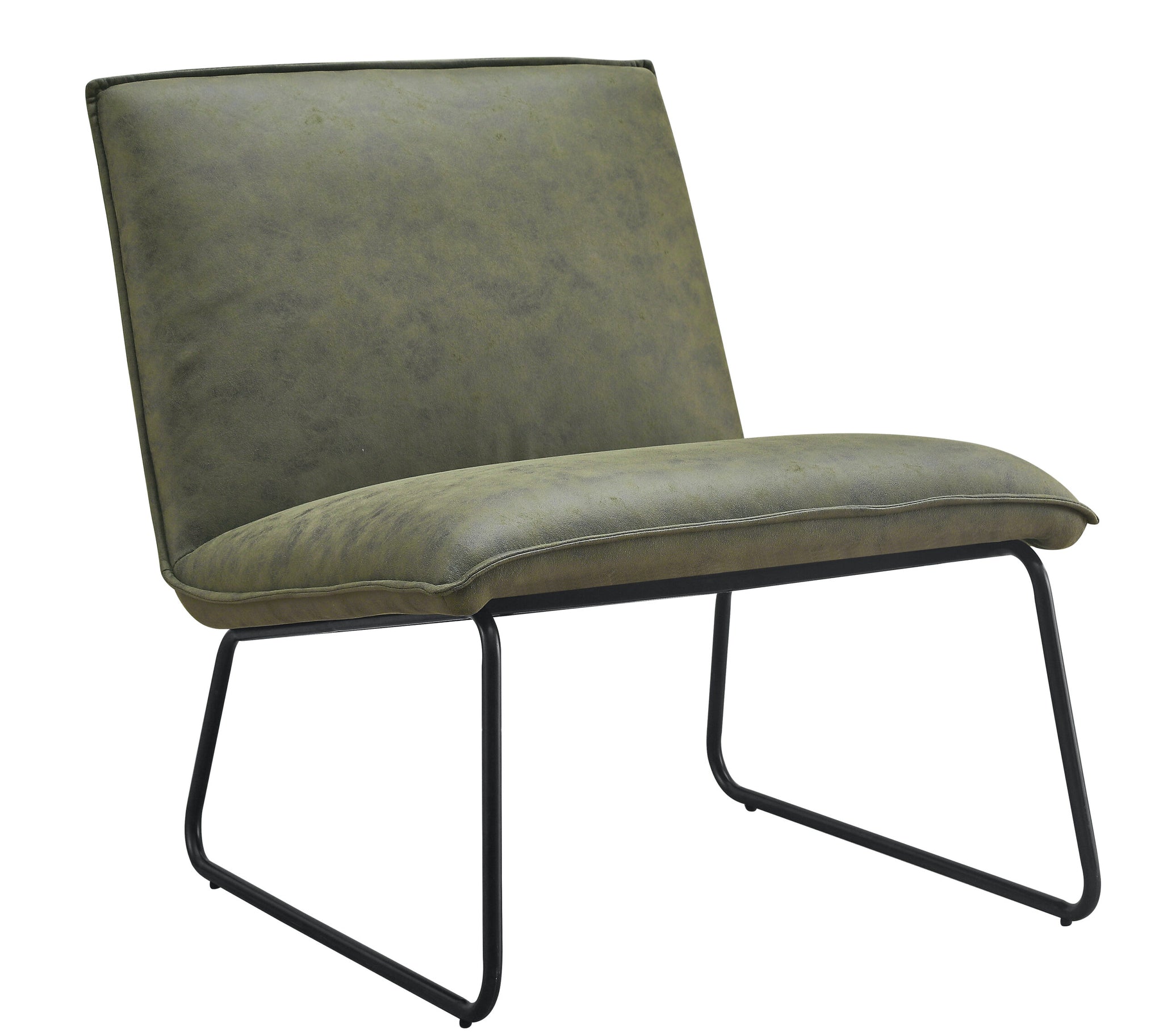 Fauteuil James - microleer groen