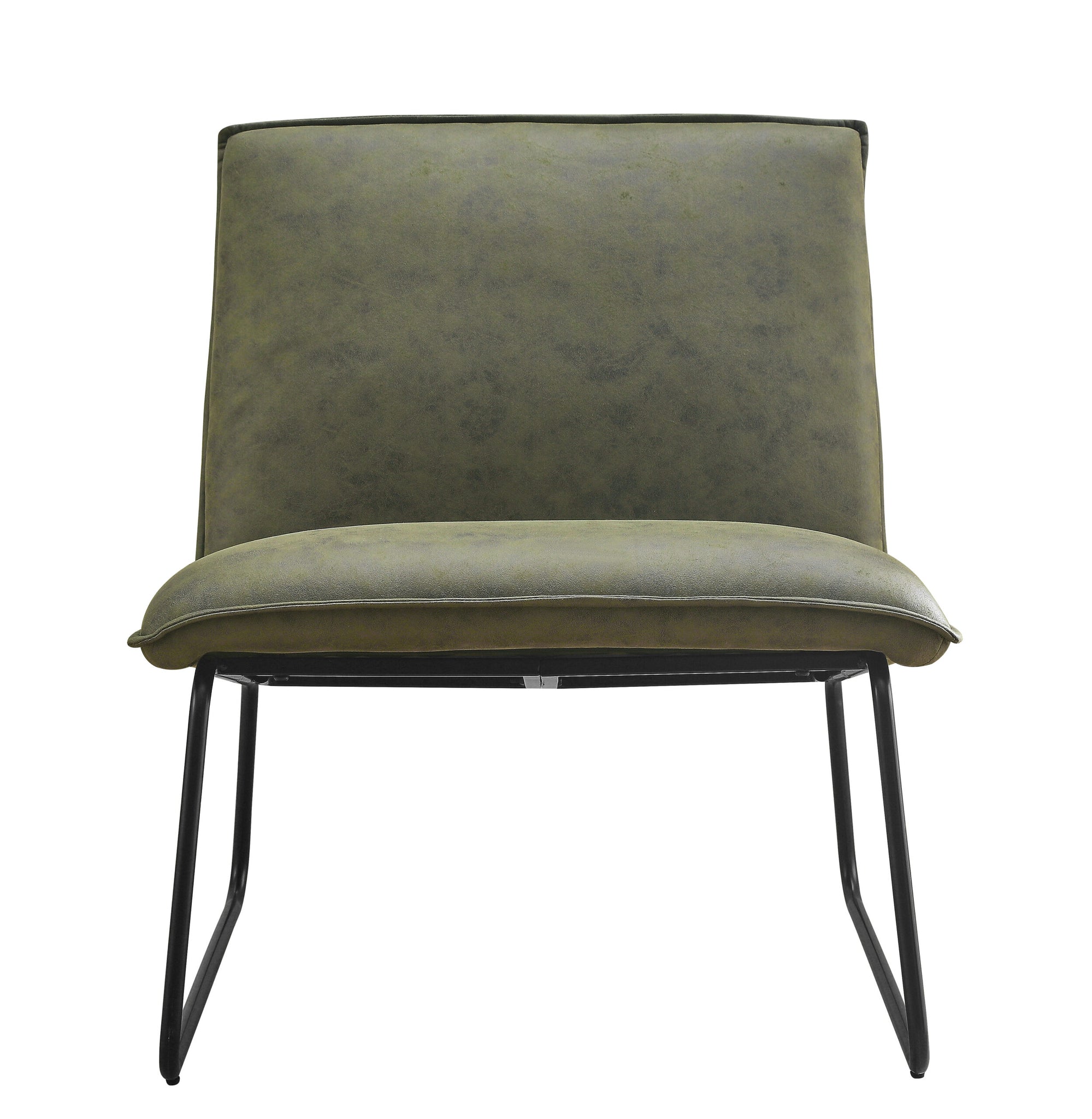 Fauteuil James - microleer groen