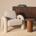 Fauteuil Phiel - Naturel bouclé