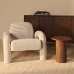 Fauteuil Phiel - Naturel bouclé