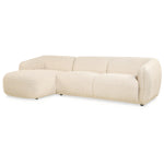 Hoekbank Laila - Stof Beige Links