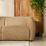 Hoekbank Laila - Stof Taupe Links