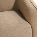 Hoekbank Laila - Taupe stof, rechts