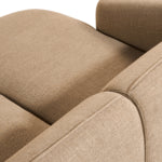 Hoekbank Laila - Taupe stof, rechts