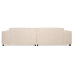 Hoekbank Lara - beige stof, rechts