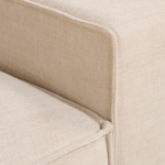 Hoekbank Lara - beige stof, rechts