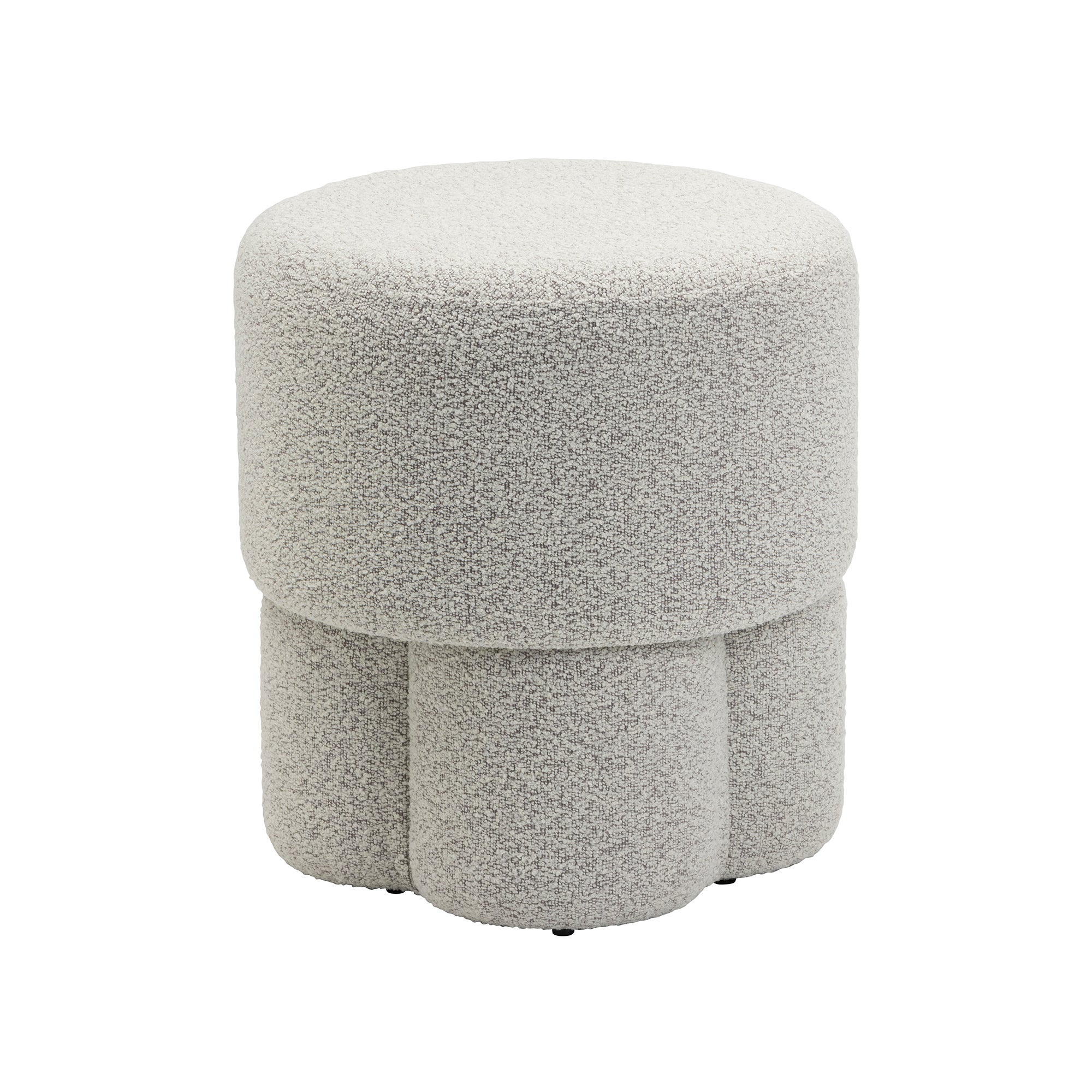Poef Geneva - Bouclé naturel