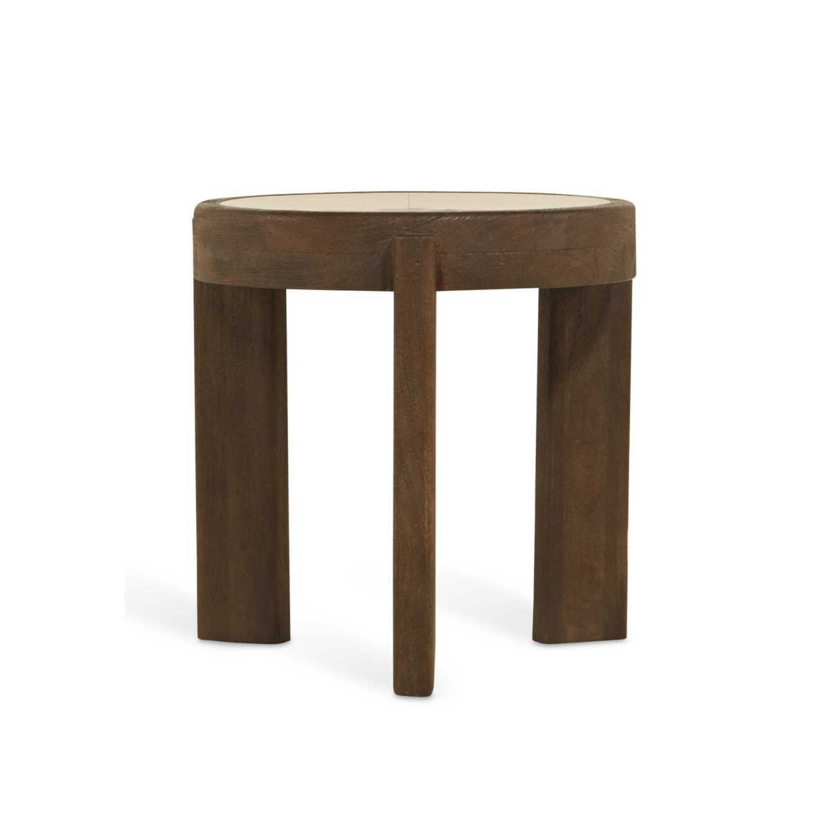 Bijzettafel Bora - Ø 50 cm Bruin