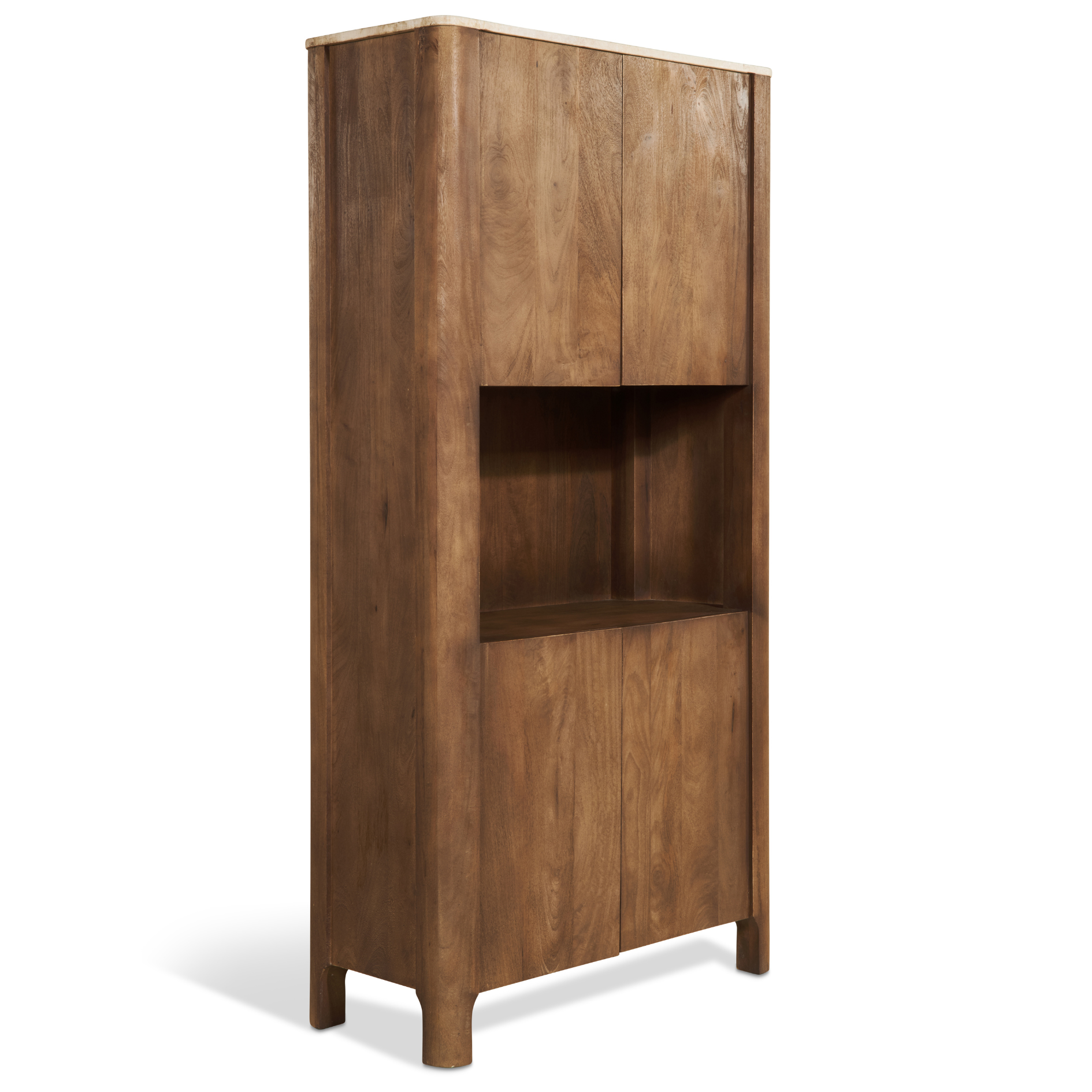 Nova wandkast - bruin marmer 180 cm