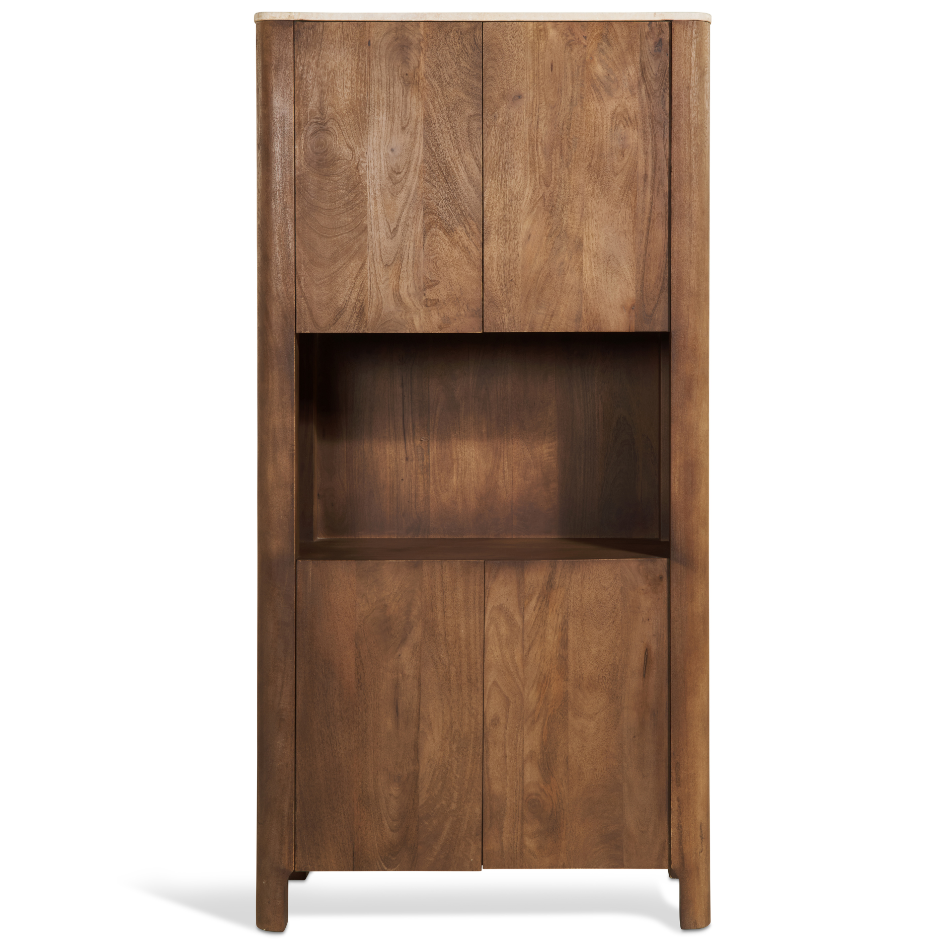 Nova wandkast - bruin marmer 180 cm